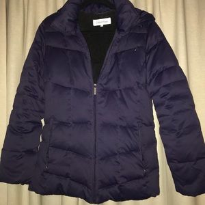 Calvin Klein Purple Down Puffer Jacket 